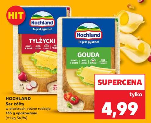 HOCHLAND Ser żółty