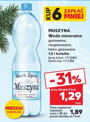 MUSZYNA Woda mineralna
