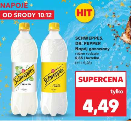 SCHWEPPES, DR. PEPPER