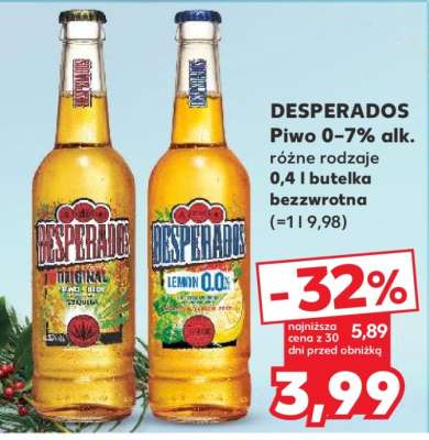 DESPERADOS Piwo 0-7% alk.
