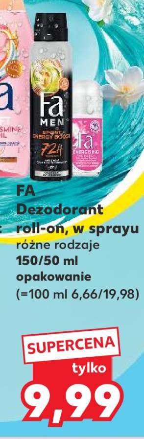 FA Dezodorant roll-on, w sprayu