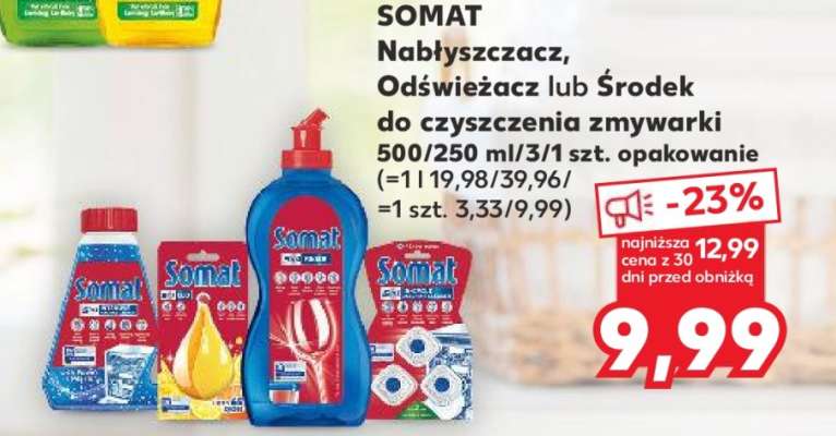 SOMAT Nabłyszczacz, Odświeżacz lub Środek do czyszczenia zmywarki