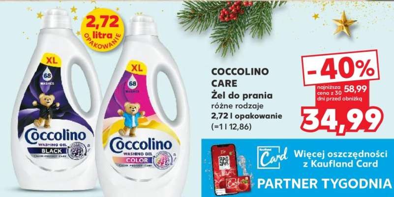 COCCOLINO CARE Żel do prania różne rodzaje