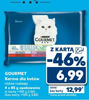 GOURMET Karma dla kotów różne rodzaje