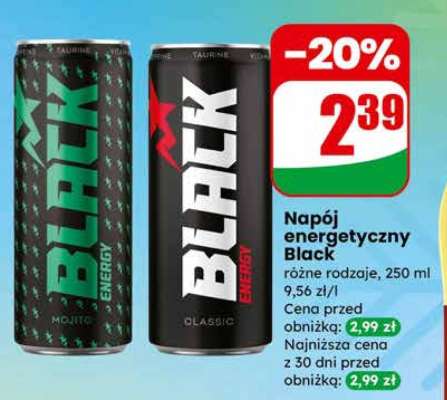 Napój energetyczny Black
