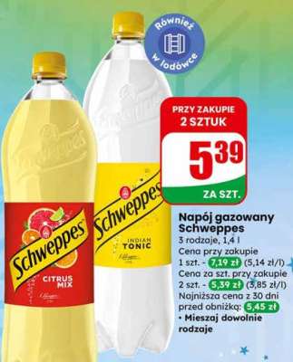 Napój gazowany Schweppes