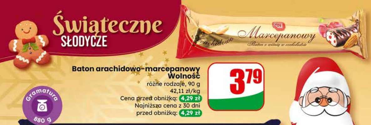 Baton arachidowo-marcepanowy Wolność