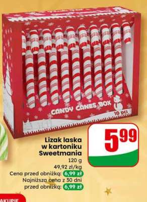 Lizak laska w kartoniku Sweetmania