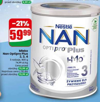 Mleko Nan Optipro Plus 2, 3, 4