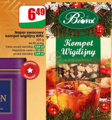 Napar owocowy Kompot Wigilijny Bifix