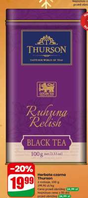 Herbata czarna Thurson