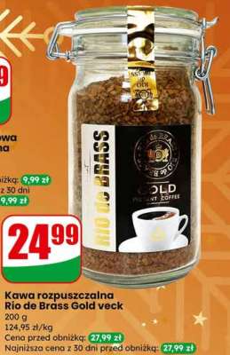 Kawa rozpuszczalna Rio de Brass Gold veck