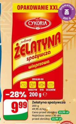 Żelatyna spożywcza