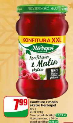 Konfitura z malin ekstra Herbapol