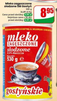Mleko zagęszczone słodzone SM Gostyń