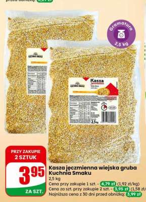 Kasza jęczmienna wiejska gruba Kuchnia Smaku