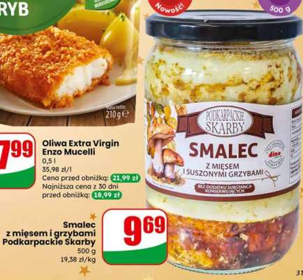 Smalec z mięsem i grzybami Podkarpackie Skarby