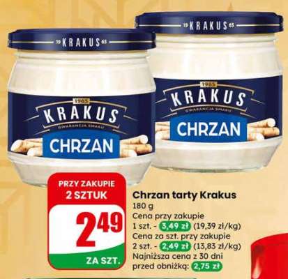 Chrzan tarty Krakus
