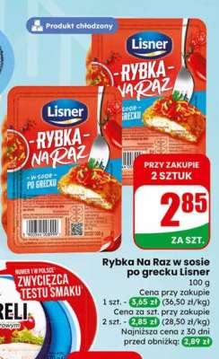 Rybka na raz w sosie po grecku Lisner