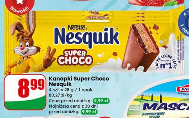 Kanapki Super Choco Nesquik