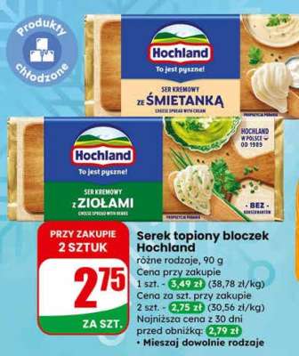 Serek topiony bloczek Hochland