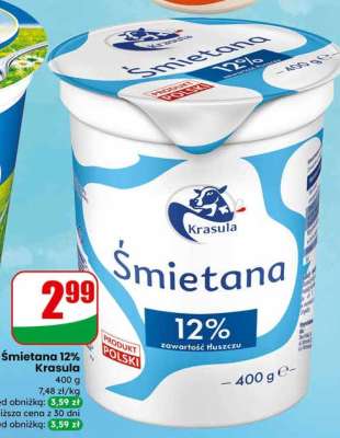 Śmietana 12% Krasula