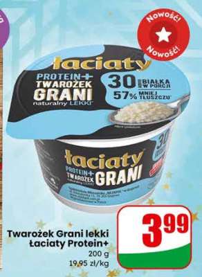 Twarożek Grani lekki łaciaty Protein+