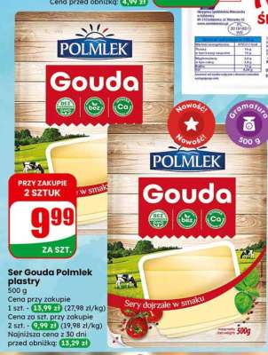 Ser Gouda Polmlek plastry