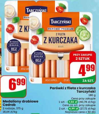 Parówki z fileta z kurczaka Tarczyński