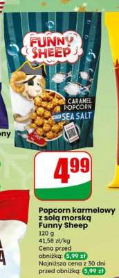 Popcorn karmelowy z solą morską Funny Sheep