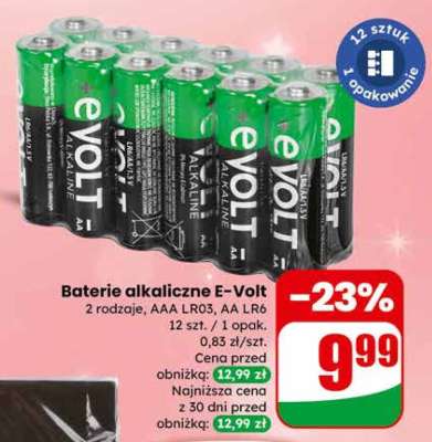 Baterie alkaliczne E Volt