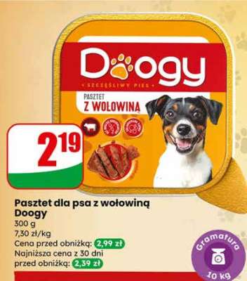 Pasztet dla psa z wołowiną Doogy