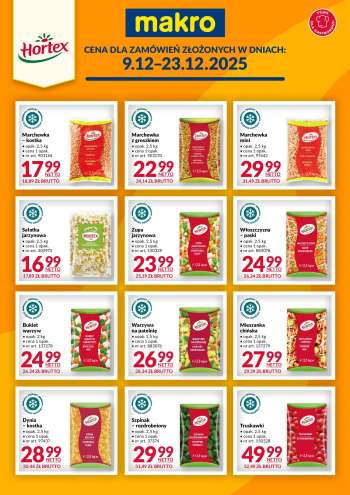 Gazetka Makro - 9.12.2025 - 23.12.2025.