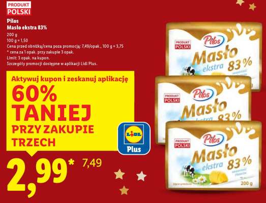 PILOS Masło ekstra 83%