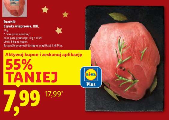 Rzeźnik Szynka wieprzowa, XXL