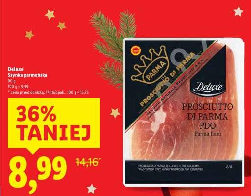 DELUXE Szynka parmeńska*