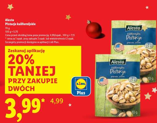 ALESTO Pistacje kalifornijskie