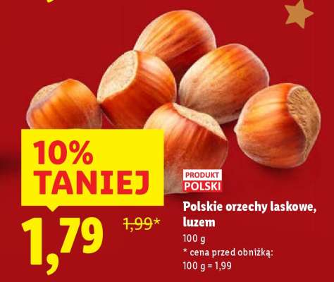 Polskie orzechy laskowe, luzem