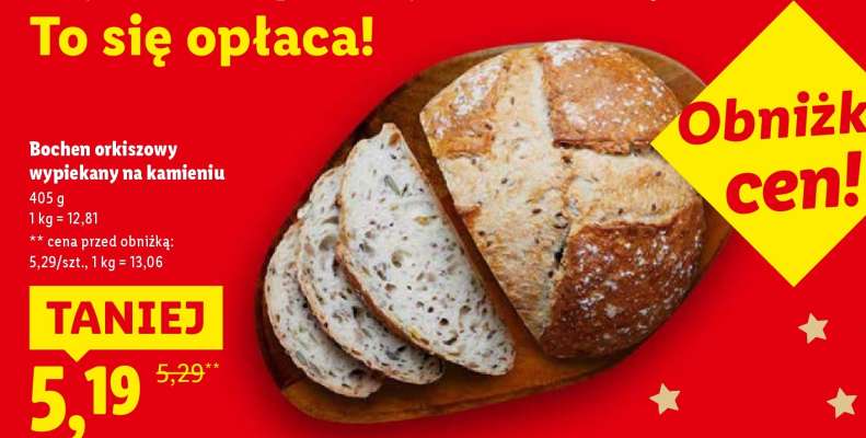 Bochen orkiszowy wypiekany na kamieniu