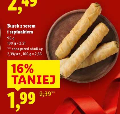 Burek z serem i szpinakiem