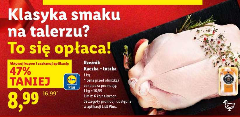 RZEŹNIK Kaczka – tuszka