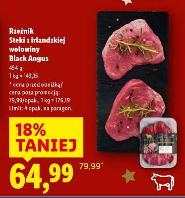 RZEŹNIK Steki z irlandzkiej wołowiny Black Angus