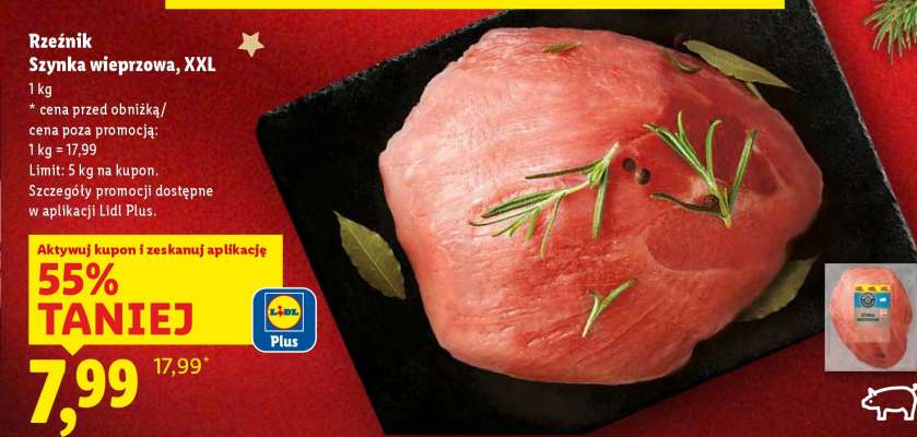 Rzeźnik Szynka wieprzowa, XXL