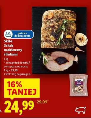 Skiba Schab nadziewany śliwkami