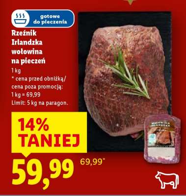 RZEŹNIK Irlandzka wołowina na pieczeń