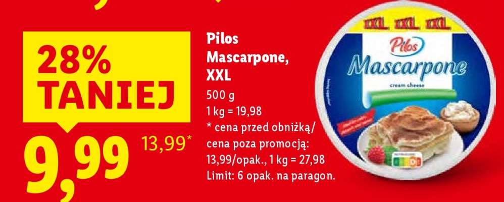 Pilos Mascarpone, XXL