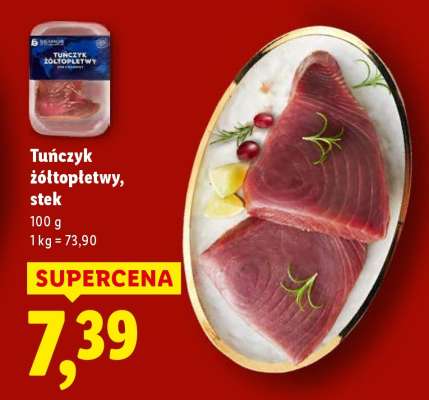 Tuńczyk żółtopłetwy, stek