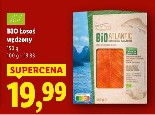 Bio Łosoś wędzony