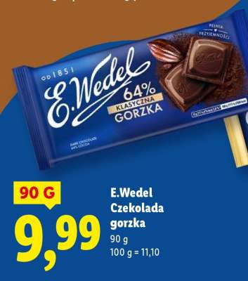 E. Wedel Czekolada gorzka
