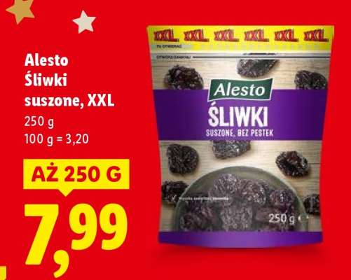 ALESTO Śliwki suszone, XXL